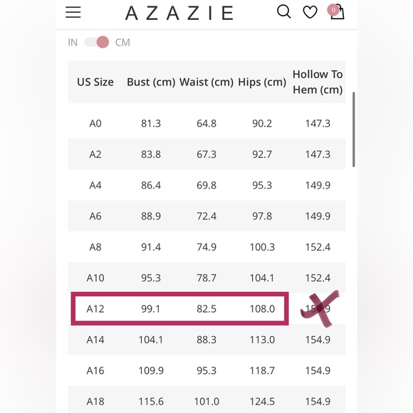 Azazie Maci Dress | Stretch Satin | Dusty Blue | Size A12 - Picture 11 of 11